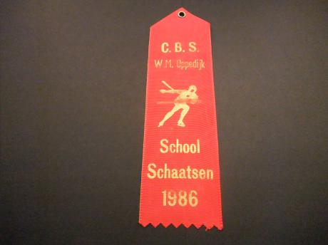 CBS de Paedwizer - Sint Nicolaasga schoolschaatsen 1986 vaantje